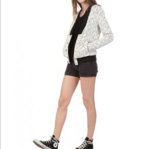 EKYOG JACQUARD FLEECE VARSITY JACKET - Picture 5 of 14